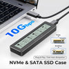 M.2 NVMe/SATA SSD Case with Display