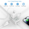 6 in 1 Portable Power Strip with USB