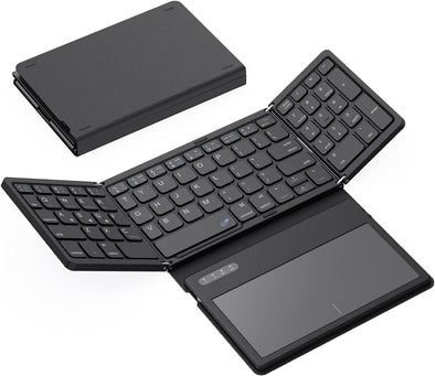 Foldable Bluetooth Keyboard with Touchpad